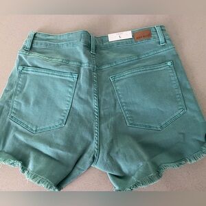 Judy Blue green denim shorts